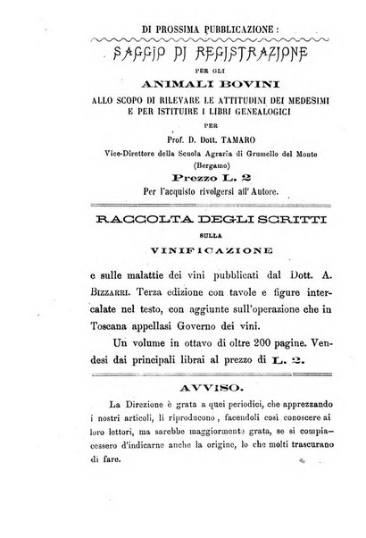 L'amico del contadino letture periodiche per i compagnoli