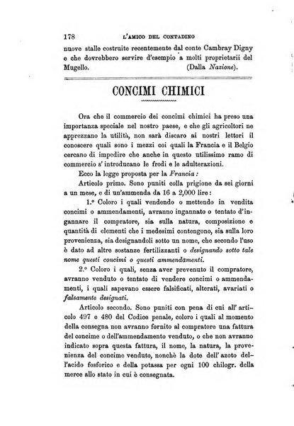 L'amico del contadino letture periodiche per i compagnoli