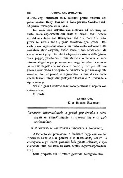 L'amico del contadino letture periodiche per i compagnoli