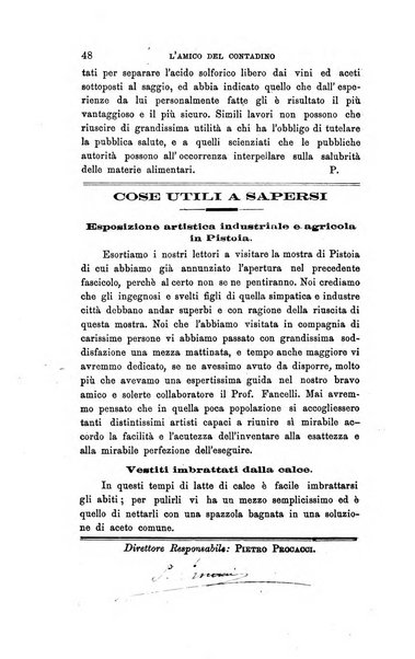 L'amico del contadino letture periodiche per i compagnoli