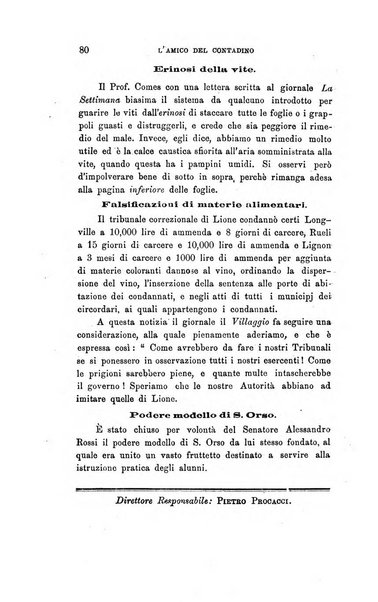 L'amico del contadino letture periodiche per i compagnoli