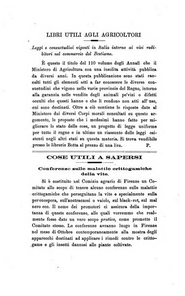 L'amico del contadino letture periodiche per i compagnoli