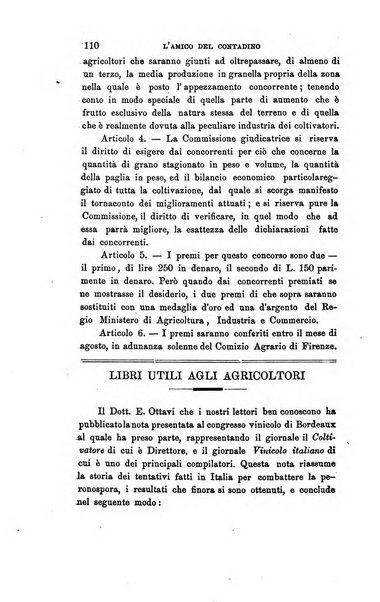 L'amico del contadino letture periodiche per i compagnoli