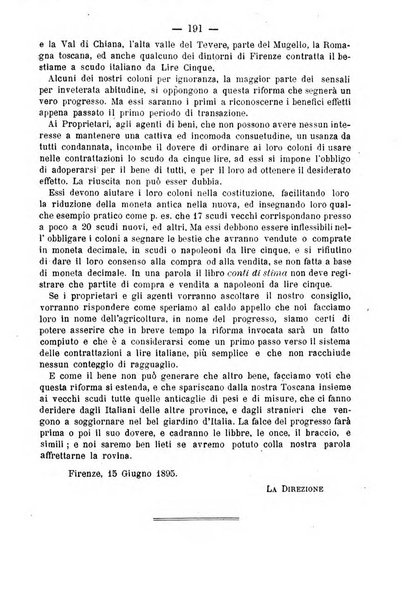 L'amico del contadino letture periodiche per i compagnoli