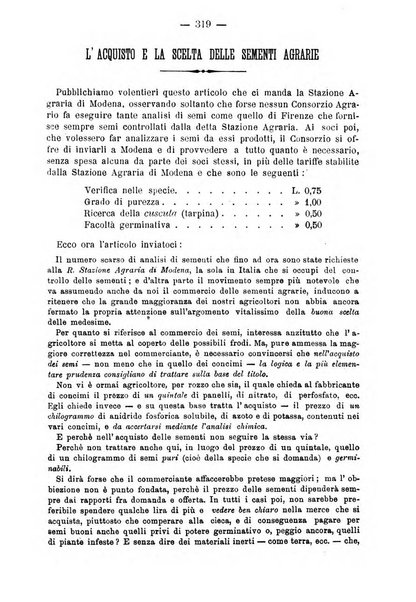 L'amico del contadino letture periodiche per i compagnoli