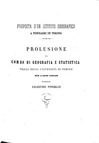 Pubblicazioni del Circolo geografico italiano