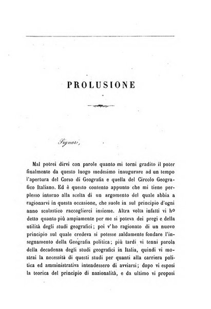 Pubblicazioni del Circolo geografico italiano