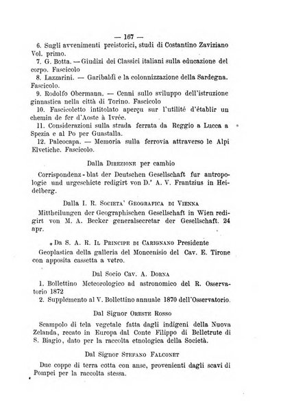 Pubblicazioni del Circolo geografico italiano