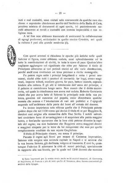 Archivio storico per la provincia di Salerno