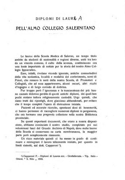 Archivio storico per la provincia di Salerno