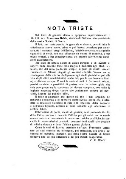 Archivio storico per la provincia di Salerno