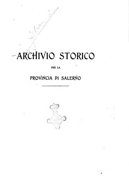 Archivio storico per la provincia di Salerno