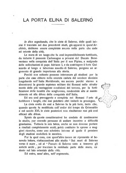 Archivio storico per la provincia di Salerno