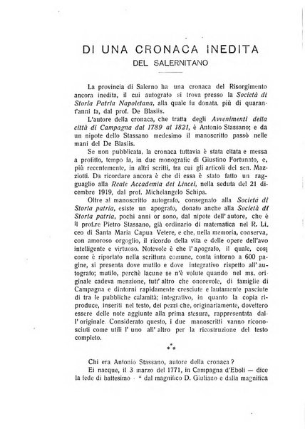 Archivio storico per la provincia di Salerno