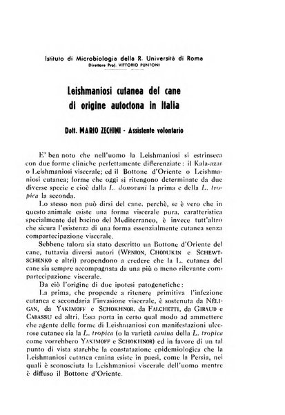 Annali di patologia tropicale e di parassitologia