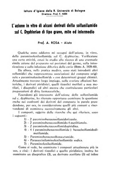 Annali di patologia tropicale e di parassitologia