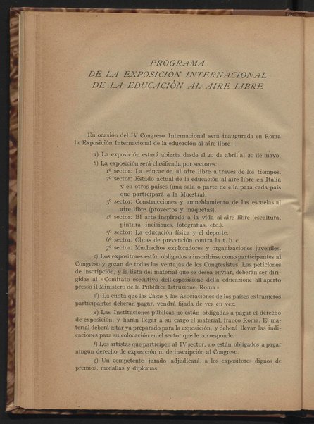 Bollettino internazionale dell'educazione all'aperto / a cura del Comitato italiano, Ministero della pubblica istruzione