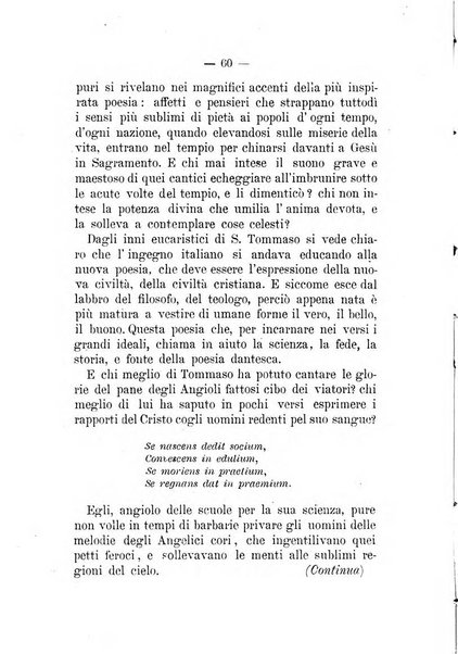 La favilla periodico tomistico mensile