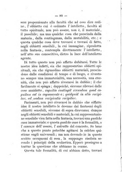 La favilla periodico tomistico mensile