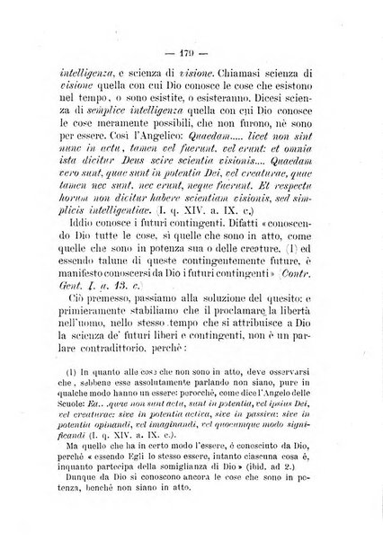 La favilla periodico tomistico mensile