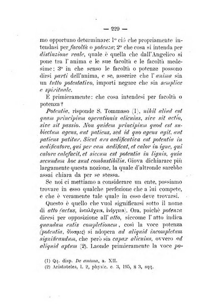 La favilla periodico tomistico mensile