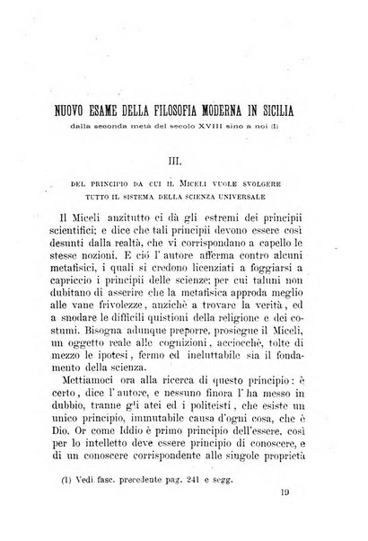 La favilla periodico tomistico mensile