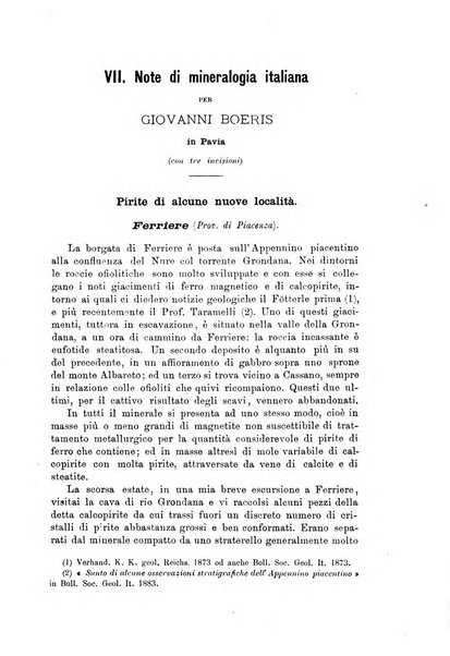 Giornale di mineralogia, cristallografia e petrografia