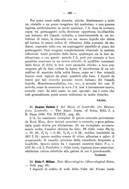 Giornale di mineralogia, cristallografia e petrografia