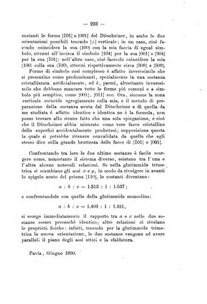 Giornale di mineralogia, cristallografia e petrografia