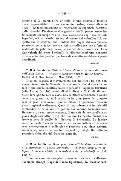 Giornale di mineralogia, cristallografia e petrografia