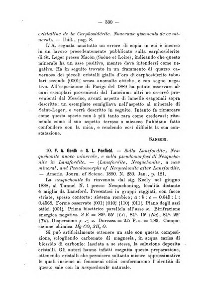 Giornale di mineralogia, cristallografia e petrografia