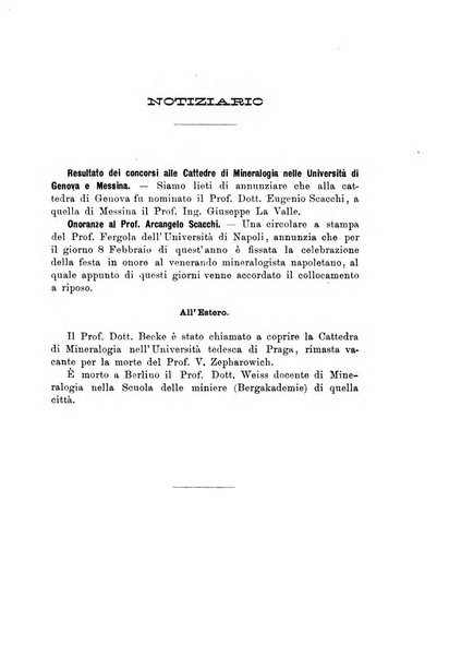 Giornale di mineralogia, cristallografia e petrografia