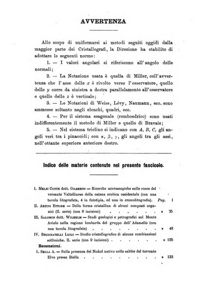 Giornale di mineralogia, cristallografia e petrografia