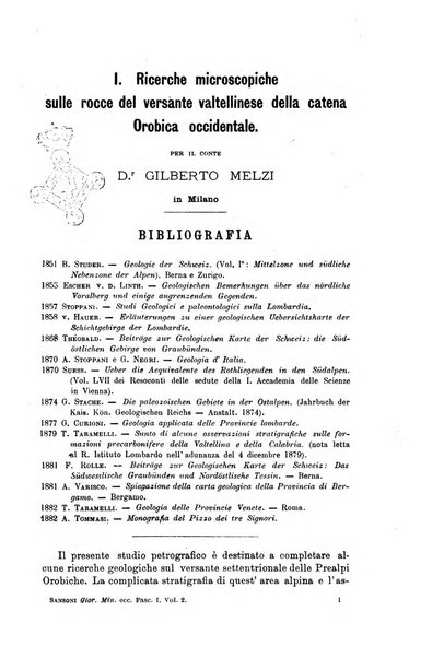 Giornale di mineralogia, cristallografia e petrografia