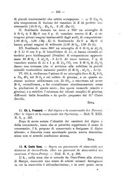 Giornale di mineralogia, cristallografia e petrografia