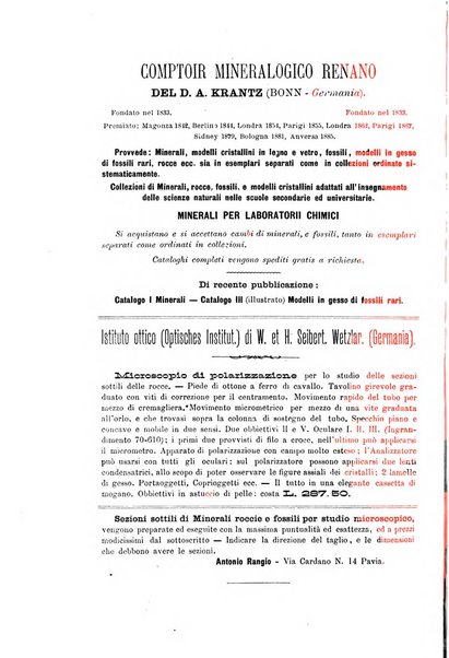 Giornale di mineralogia, cristallografia e petrografia