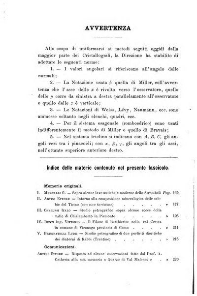 Giornale di mineralogia, cristallografia e petrografia