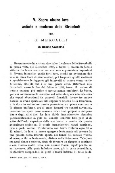 Giornale di mineralogia, cristallografia e petrografia