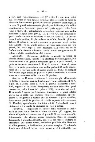 Giornale di mineralogia, cristallografia e petrografia