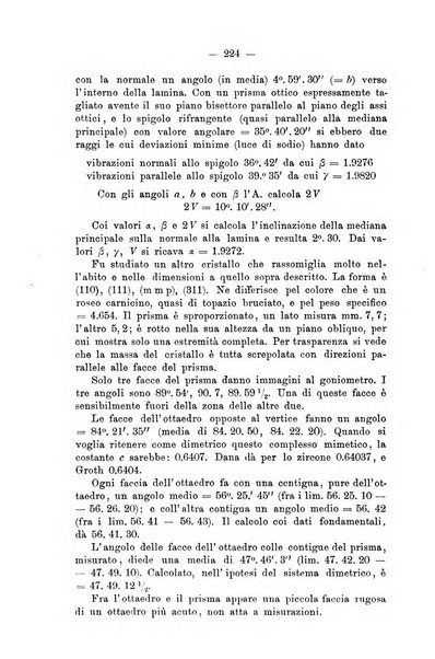 Giornale di mineralogia, cristallografia e petrografia