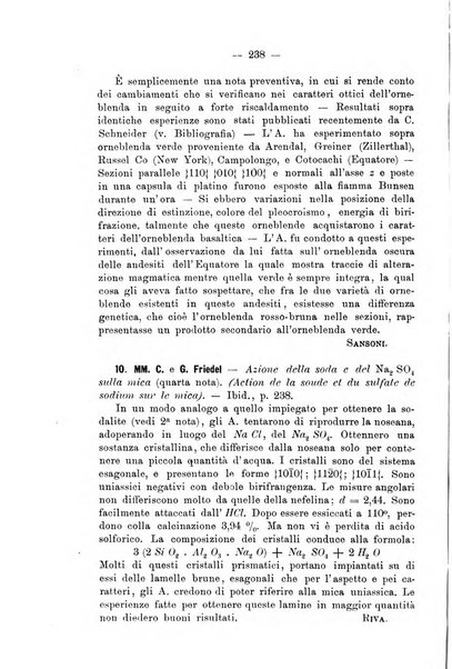 Giornale di mineralogia, cristallografia e petrografia