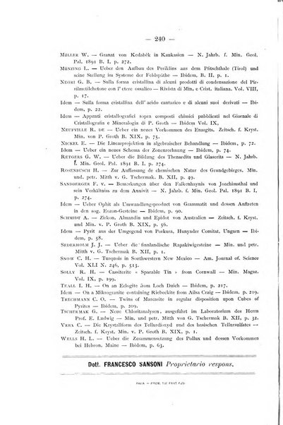 Giornale di mineralogia, cristallografia e petrografia