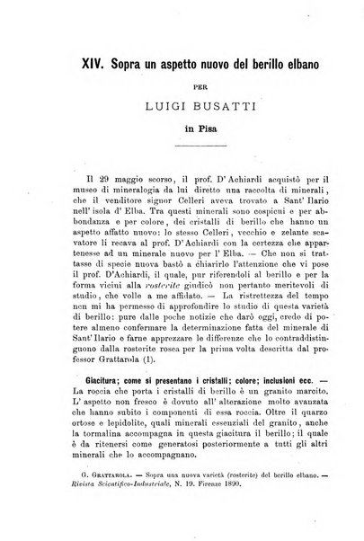 Giornale di mineralogia, cristallografia e petrografia