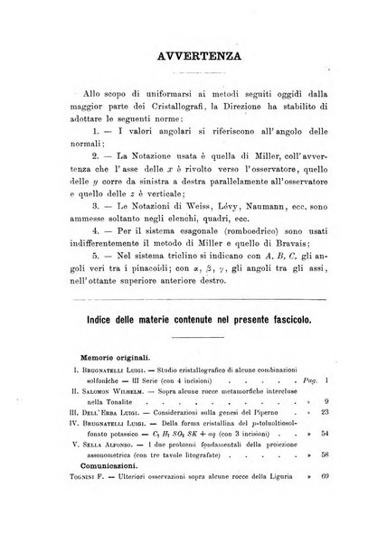 Giornale di mineralogia, cristallografia e petrografia