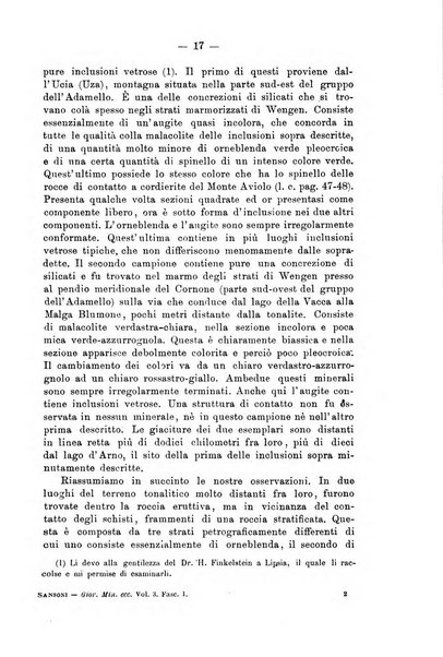 Giornale di mineralogia, cristallografia e petrografia