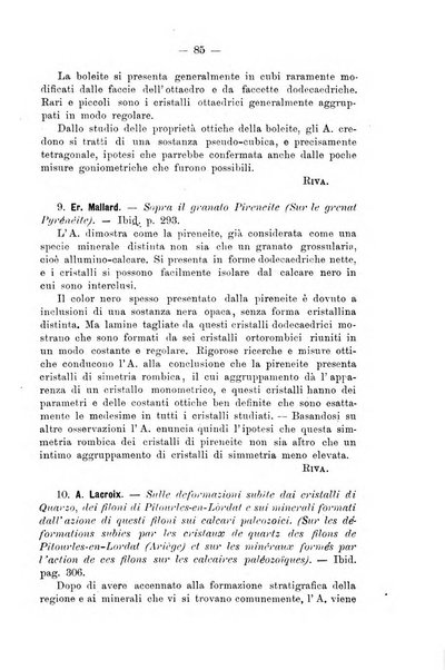 Giornale di mineralogia, cristallografia e petrografia