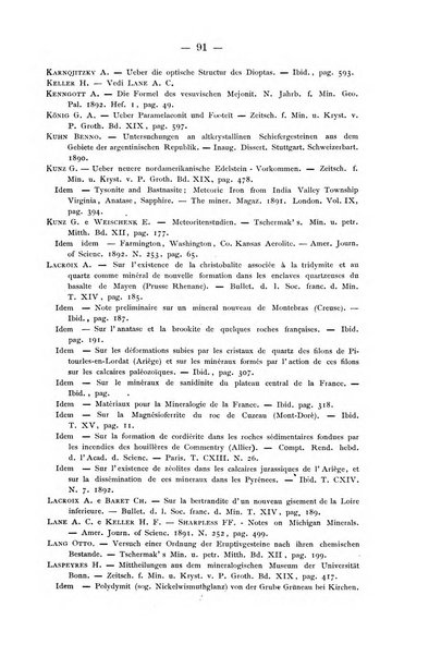 Giornale di mineralogia, cristallografia e petrografia