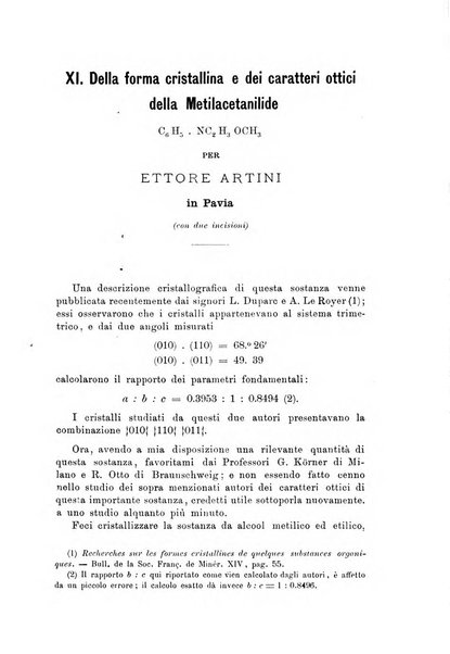 Giornale di mineralogia, cristallografia e petrografia