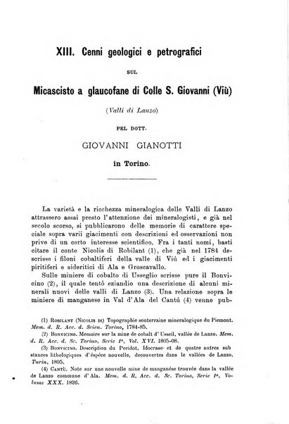 Giornale di mineralogia, cristallografia e petrografia