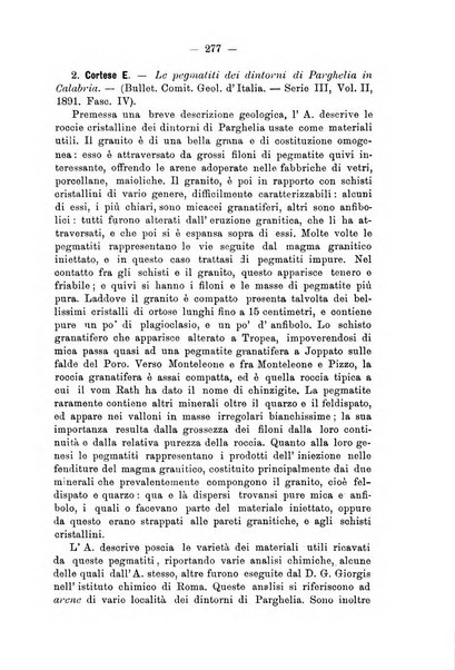 Giornale di mineralogia, cristallografia e petrografia